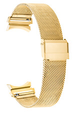 Milanaise Armband mit klassischem Verschluss für Samsung Galaxy Watch 6/5/4 - Gold