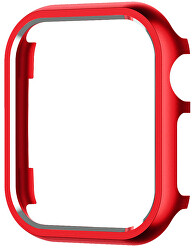 Husă metalică de protecție pentru Apple Watch - Red