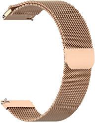 Roségoldener Milanaise Armband 16 mm