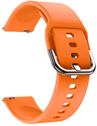 Silikonový řemínek - 22 mm Orange