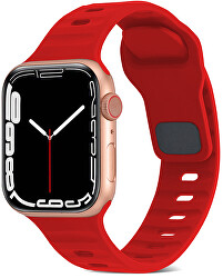 Silikonband für Apple Watch - 42/44/45/49 mm - rot