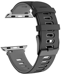 Silikonový řemínek pro Apple Watch - Black 42/44/45/49 mm