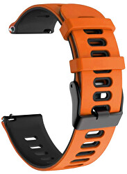 Silikonový řemínek pro Garmin 20 mm - Orange