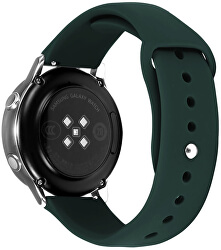 Silikonový řemínek pro Samsung Galaxy Watch - Dark Green 20 mm