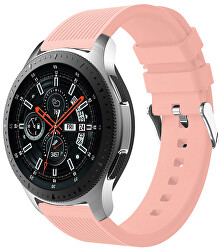 Szilikon szíj Samsung Galaxy Watch-hoz - Rózsaszín, 20 mm