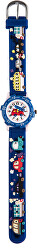 Dětské hodinky s motivem auta - modré