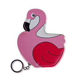 Klíčenka s peněženkou Flamingo Tropica (Key Ring)