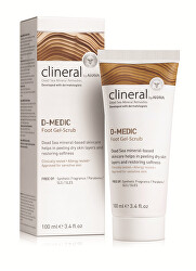 Minerální peeling na nohy Clineral D-Medic (Foot Gel-Scrub) 100 ml