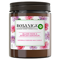 Candela profumata Botanica Rosa esotica e geranio africano 205 g