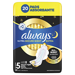 Noční hygienické vložky Ultra Secure Night S5 20 ks