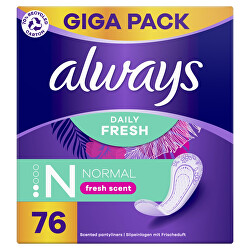 Slipové vložky Daily Fresh Normal Fresh Scent 76 ks