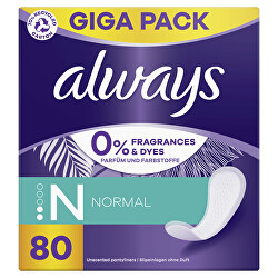 Slipové vložky Normal Fresh&Protect 80 ks