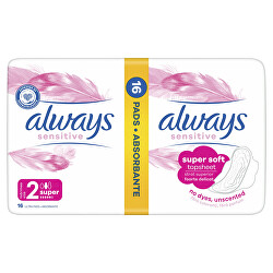 Hygienické vložky Ultra Sensitive Super Duo 16 ks