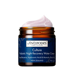 Crema viso da notte Culture (Probiotic Night Recovery Water Cream) 60 ml