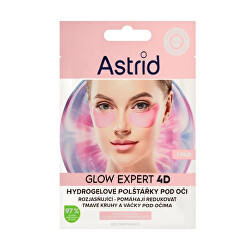 Rozjasňující hydrogelové polštářky pod oči s niacinamidem Glow Expert 4D