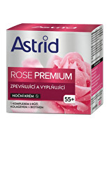 Cremă de noapte pentru întărire și umplere Rose Premium 50 ml
