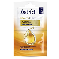 Hydratačné a vyživujúce pleťová maska Beauty Elixir 2 x 8 ml