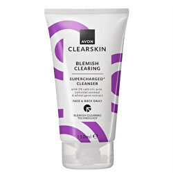 Čistiaci pleťový gél pre problematickú pleť Clearskin (Supercharged Cleanser) 150 ml