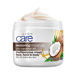 Regenerační hydratační krém na obličej, ruce a tělo s kokosovým olejem (Miltipurpose Cream) 400 ml