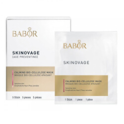 Zklidňující maska pro citlivou pleť Skinovage (Calming Bio-Cellulose Mask) 5 ks