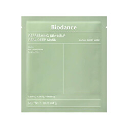 Zklidňující pleťová maska Refreshing Sea Kelp (Real Deep Mask) 34 g