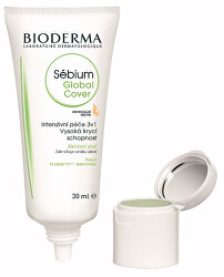 Cremă-corector cu acoperire pentru acnee Sébium Global Cover (Intensive purifying care Hight Coverage) 30 ml + 2 g