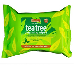 Čisticí ubrousky Tea Tree (Cleansing Wipes) 30 ks