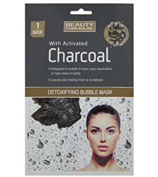 Detoxikační maska s aktivním uhlím Charcoal (Detoxifying Bubble Mask) 1 ks