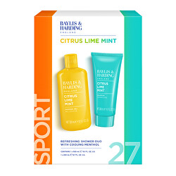 Dárková sada Citron, Limetka & Máta 2 ks