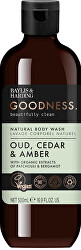 Sprchový gel Oud, cedr a ambra Goodness (Natural Body Wash) 500 ml