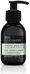 Folyékony kézszappan Oud, cédrus és borostyán  Goodness (Natural Hand Wash) 100 ml