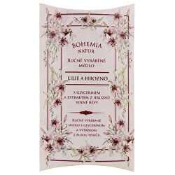 Ručně vyráběné mýdlo lilie a hrozno Bohemia Natur 100 g