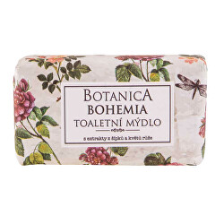 Kézzel készített szappan csipkebogyóval és Bohemia rózsa kivonattal Botanica 100 g