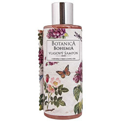 Vlasový šampón s extraktmi zo šípky a ruže Botanica Bohemia 200 ml
