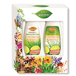 Dárková sada vlasové péče Lemongrass + Limeta