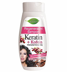 Regenerační šampon Keratin + Kofein 400 ml
