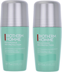 Sada kuličkových deodorantů Aquapower (48H Protector) 2 x 75 ml