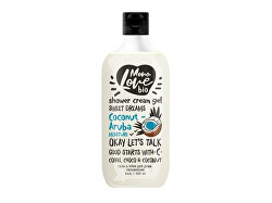 Hydratačný sprchový gél Bio MonoLove Kokos Aruba (Shower Cream Gel) 300 ml