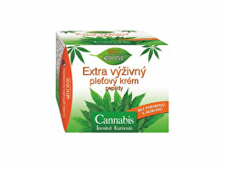 Cremă extra-hranitoare pentru ten - conține nu numai ulei de cânepă, ci și un extract din întreaga plantă verde Cannabis 51 ml