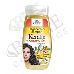 Regenerační šampon Keratin + Arganový olej s panthenolem 260 ml