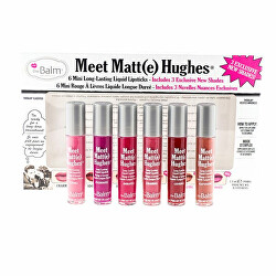 Set mit 6 langanhaltenden flüssigen Lippenstiften Meet Matte Hughes #3