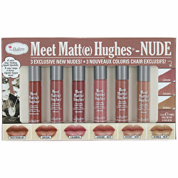Set mit 6 langanhaltenden flüssigen Lippenstiften Meet Matte Hughes - Nude #8