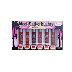 Set mit 6 langanhaltenden flüssigen Lippenstiften Meet Matte Hughes - Miami