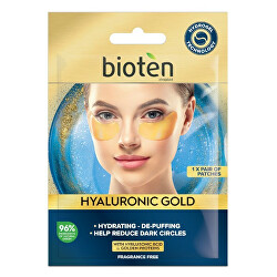 Vyplňující hydrogelová maska na oční okolí Hyaluronic Gold (Hydrogel Eye Patches) 5,5 g