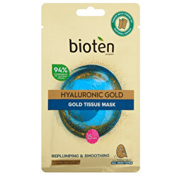 Vyplňujúca textilná maska Hyaluronic Gold (Tissue Mask) 25 g