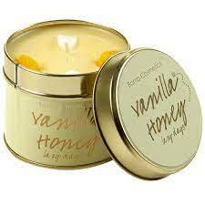 Illatgyertya fém dobozban Vanilla Honey