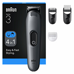 Multifunkční zastřihovač 4v1 Series 3 AIO3500 Grey
