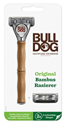 Bulldog Original Bamboo borotva + 2 tartalék fej