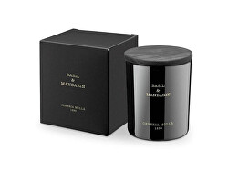 Lumânare parfumată neagră Basil &amp; Mandarin (Candle) 230 g