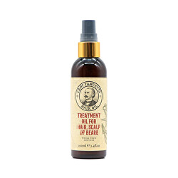 Vyživující olej na vlasy, pokožku hlavy a vousy (Hair, Scalp and Beard Oil) 100 ml